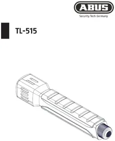Notice ABUS TL-515 Lampa