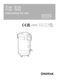 Notice NILFISK R154 Balayeuse