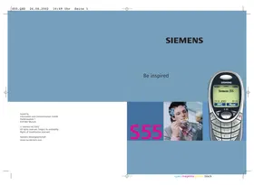 SIEMENS S55 - Téléphone portable