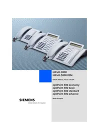 SIEMENS HIPATH 3000 - Système de communication