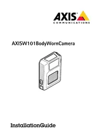 Notice AXIS W101 Sportscam
