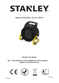 Notice STANLEY ST-23-240-E Chauffage