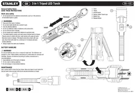 Notice STANLEY 95-155 Éclairage