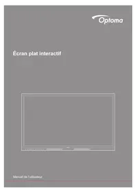 Notice OPTOMA 3862RK Moniteur