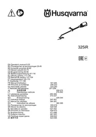 Notice HUSQVARNA 325IR Débroussailleuse