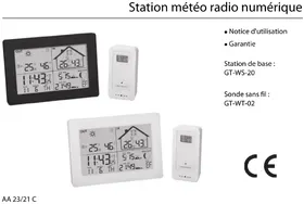 Notice GlobalTronics GT-WS-20 Wetterstation