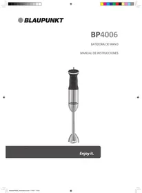 Notice BLAUPUNKT BP4006 Mixeur plongeant
