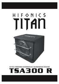 Notice Hifonics TITAN TSA300R Subwoofer