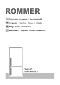 Notice Rommer FCV 411 MF INOX-V Refrigerador