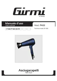Notice GIRMI PH22 Haartrockner