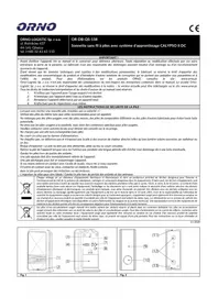 Notice ORNO OR-DB-QS-158 Sonnette de portes