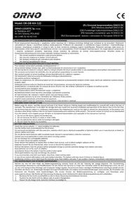 Notice ORNO OR-DB-KH-122 Sonnette de portes