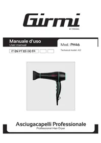 Notice GIRMI PH46 Haartrockner