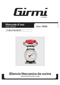 Notice GIRMI PS90 Balances de cuisine
