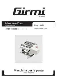 Notice GIRMI IM91 Nudelmaschine