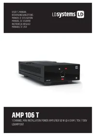 Notice LD Systems AMP 106 T Recepteur