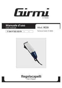 Notice GIRMI RC01 Bartschneider