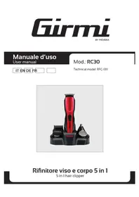 Notice GIRMI RC30 Bartschneider