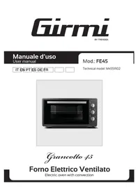 Notice GIRMI FE45 Ofen