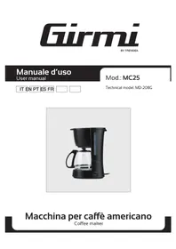 Notice GIRMI MC25 Maquina de cafe