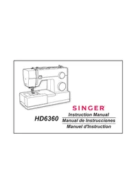 Notice SINGER HD6360M Máquina de coser