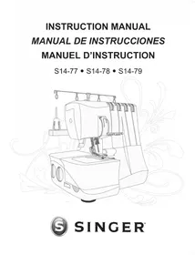 Notice SINGER S14-77 Máquina de coser