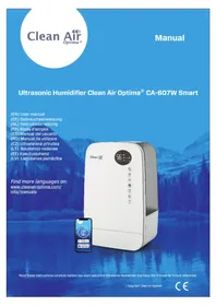 Notice Clean Air Optima CA-607W SMART Luchtbevochtiger