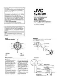 Notice JVC RM-RK62M Télécommande
