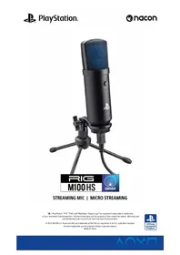 Notice Nacon RIG M100HS Hifi-system