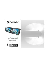 Notice DENVER MTW-1098 Lecteur DVD portable