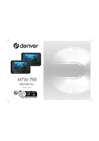 Notice DENVER MTW-793 Lecteur DVD portable