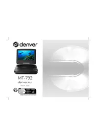 Notice DENVER MT-792 Lecteur DVD portable