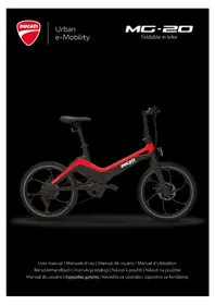 Notice DUCATI MG-20 Vélo