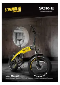 Notice DUCATI SCRAMBLER SCR-E Vélo