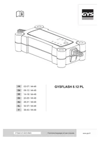 Notice GYS GYSFLASH 8.12 PL Зарядное устройство для батареек