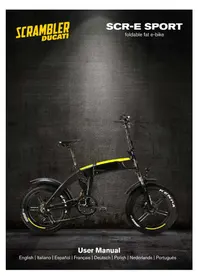 Notice DUCATI SCRAMBLER SCR-E SPORT Vélo
