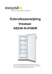 Notice Exquisit GS230-H-010EW Congélateur