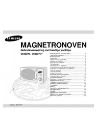 Notice SAMSUNG CE2827N Micro-ondes