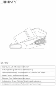 Notice JIMMY BX7 PRO Aspirateur