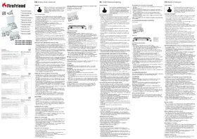 Notice FireFriend KO-6383DU Cuisinière