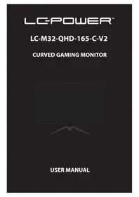 Notice LC-Power M32-QHD-165-C-V2 Moniteur