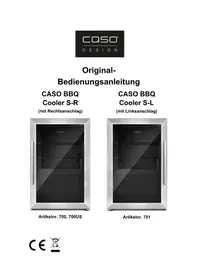 Notice CASO BBQ COOLER BLACK S-R Refrigerador