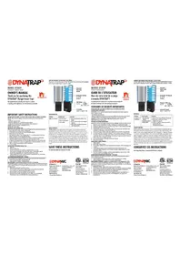 Notice Dynatrap DT3039-1003S Lutte antiparasitaire