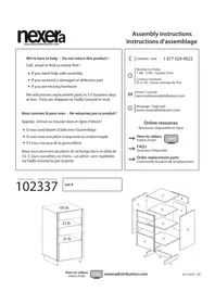 Notice Nexera 102337 Meuble TV