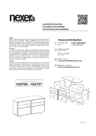 Notice Nexera 102706 Meuble TV