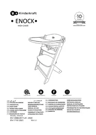 Notice Kinderkraft ENOCK Високий стілець