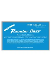 Notice Hotone THUNDER BASS Non catégorisé