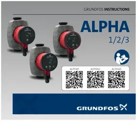 Notice Grundfos ALPHA3 Pompe
