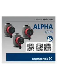 Notice Grundfos ALPHA1 Pompe
