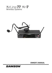 Notice SAMSON CR77 RECEIVER Microphone